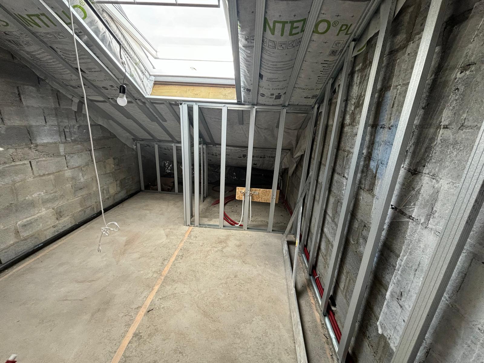 Isolation et passages techniques réalisé par T-Construct