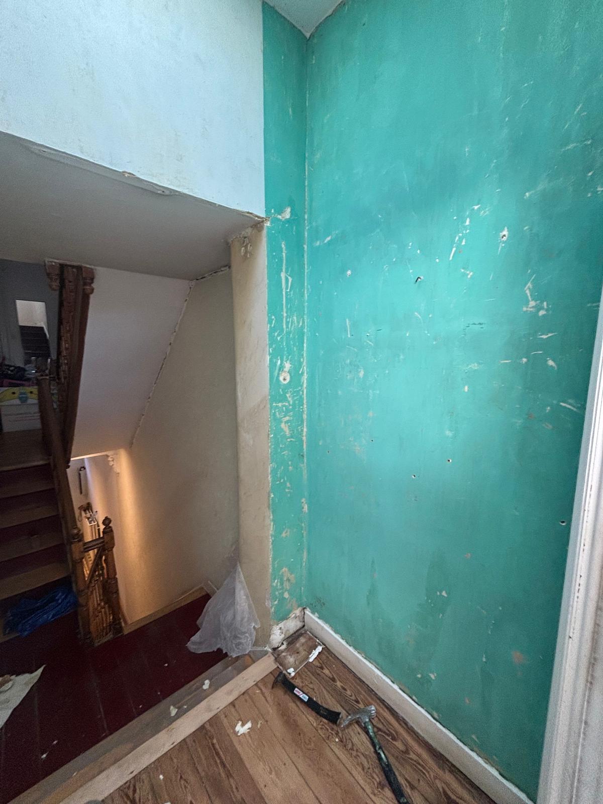 Préparation de l’escalier - réalisation T-Construct