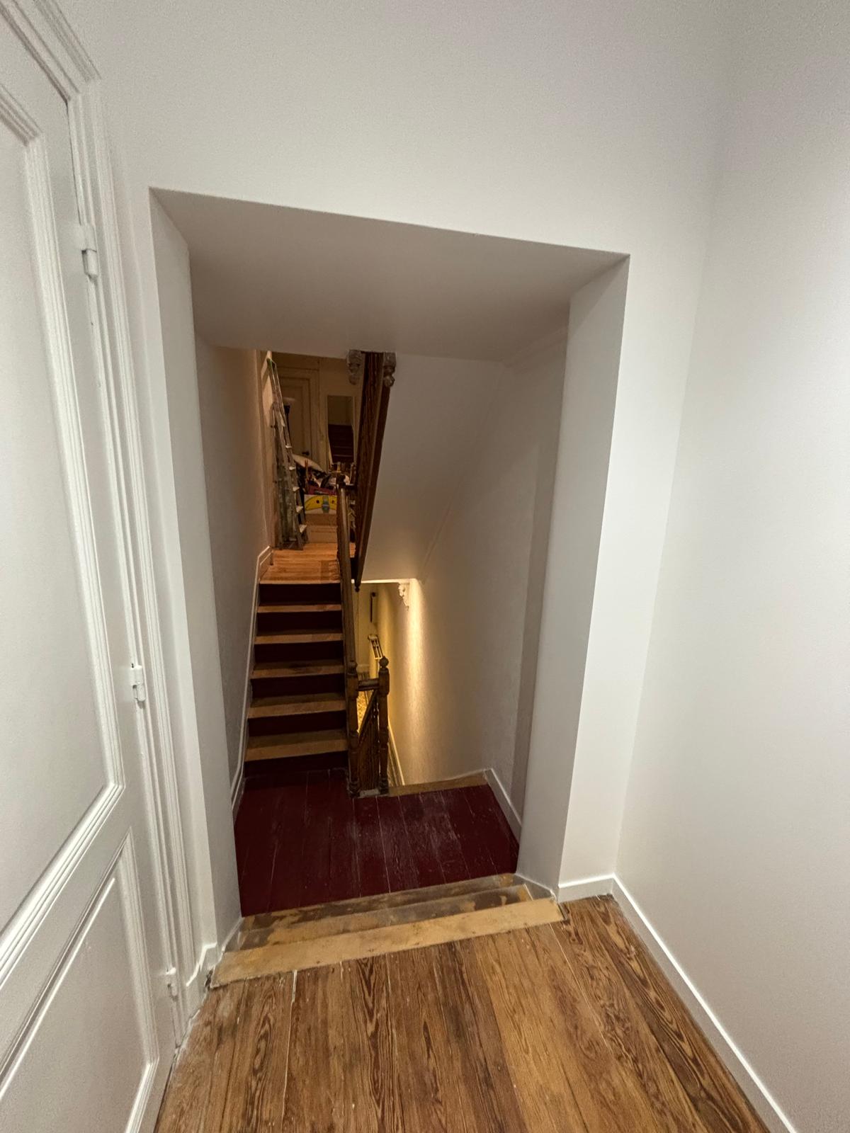 Escalier après remise en état - réalisation T-Construct